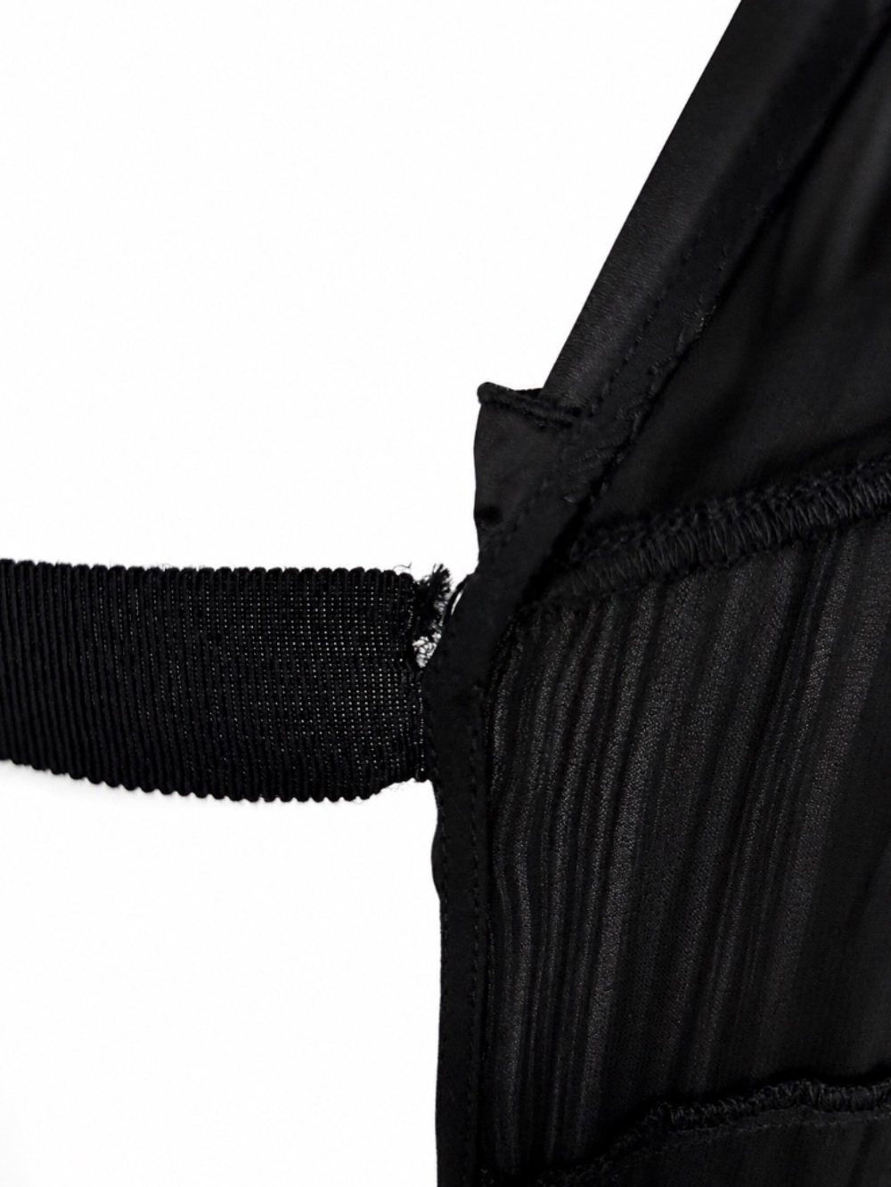 Diane von Furstenberg Black Pleated Wrap Midi Dress Cocktail Wedding Guest XL - Picture 12 of 13